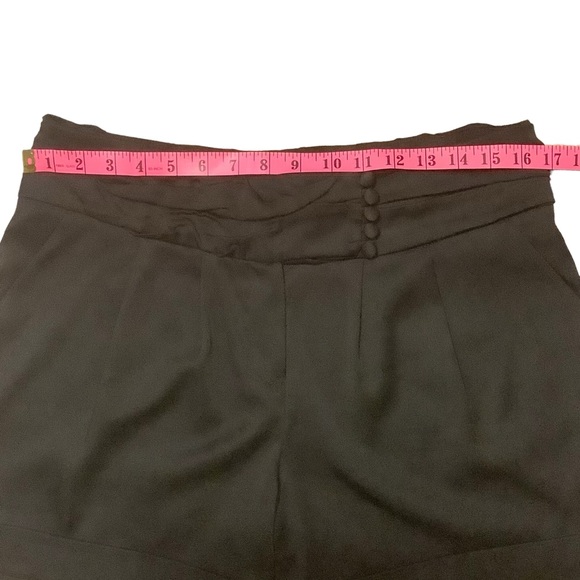 JACOB BLACK SILKY DRESS SHORTS/ Size M - Picture 7 of 9